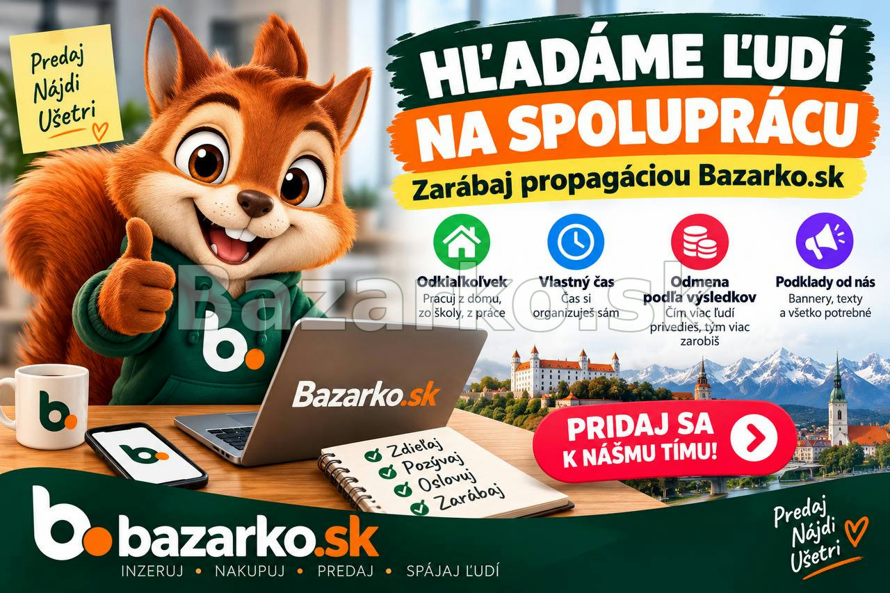 Hľadáme ľudí na spoluprácu s Bazarko.sk
